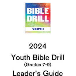 Youth & High School Bible Drills - Tennessee Baptist Mission Board